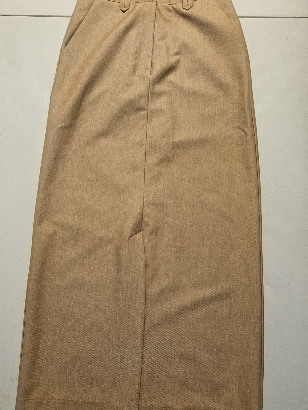 Women's Classic Straight Skirt- Tan
